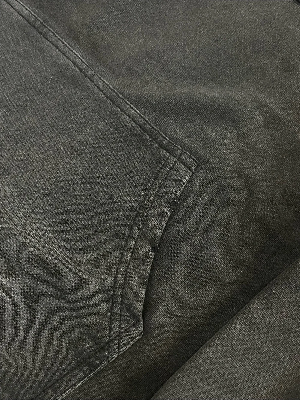 Balenciaga Black Distressed Crewneck Hooded Sweater